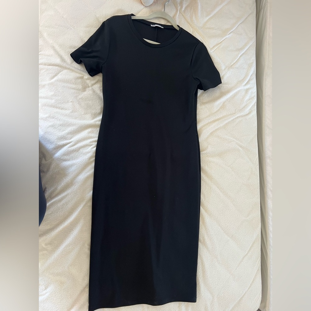 Zara Black Midi Dress